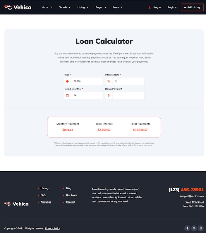 Loan Calculator