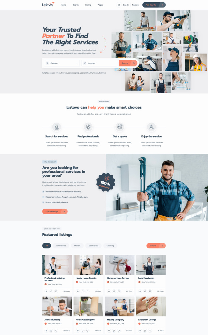 Listivo Services Demo
