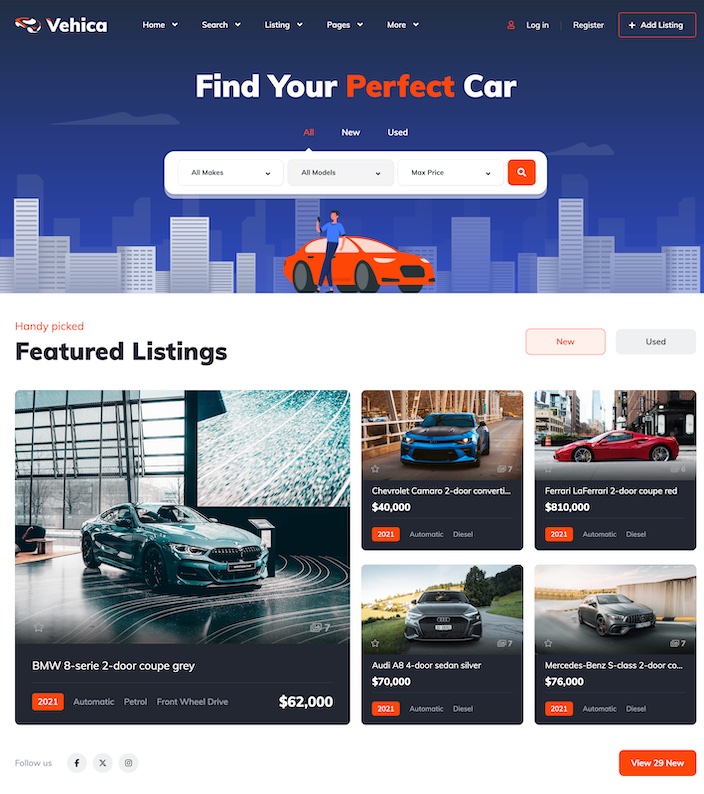 Modern Homepage
