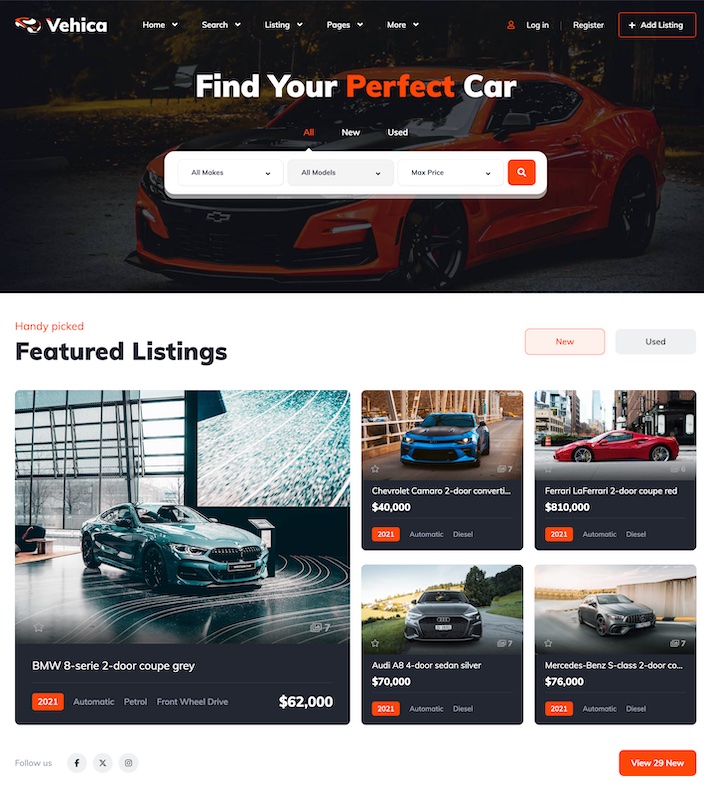 Slider Homepage