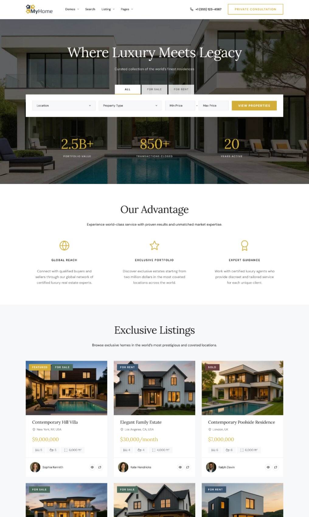 MyHome Luxury Demo